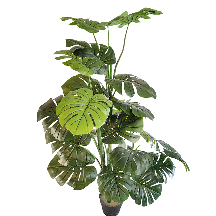 Mexico Bar Decoration Indoor Artificial Monstera Tree