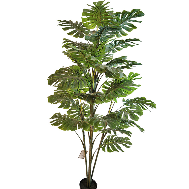 Mexico Mall Decoration Indoor Artificial Monstera Tree