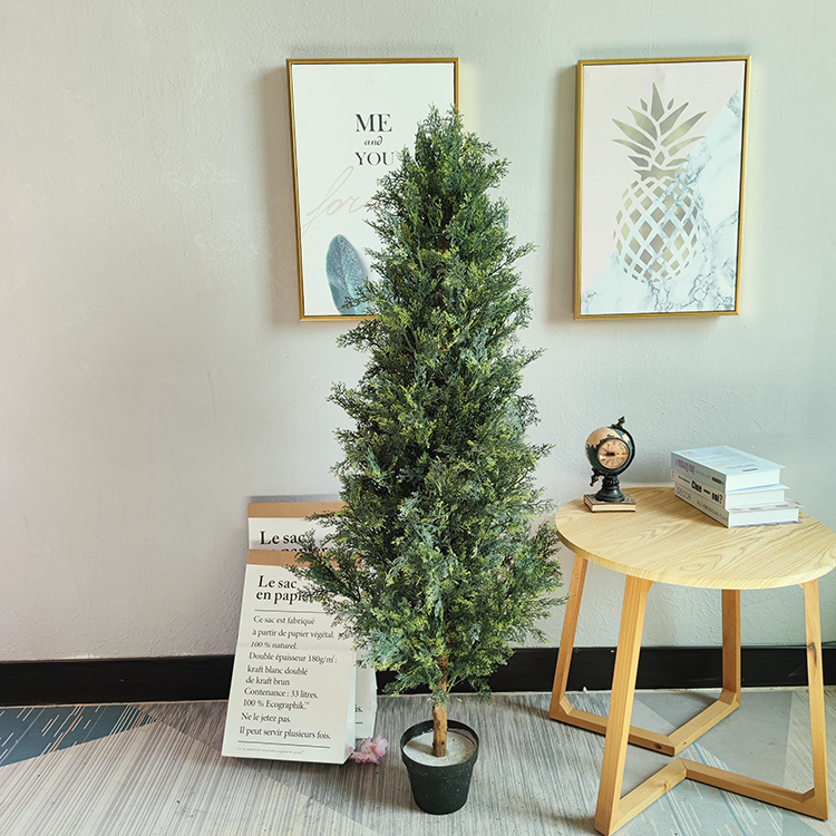 UK Office decoration indoor Artificial Cypress Trees