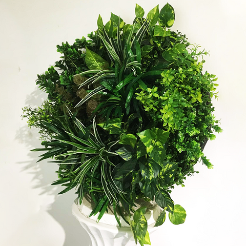Hotel Decoration Indoor Artificial Plant Wall