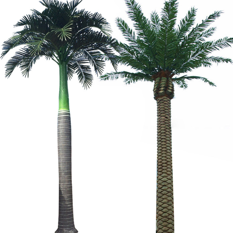 Mall Decoration Outdoor Artificial King Coconut Tree