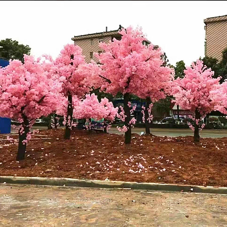 Swimming Pool Decoration Outdoor Artificial Cherry Tree