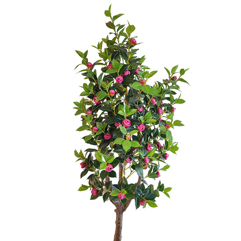 Mall Decoration Indoor Artificial Camellia Tree