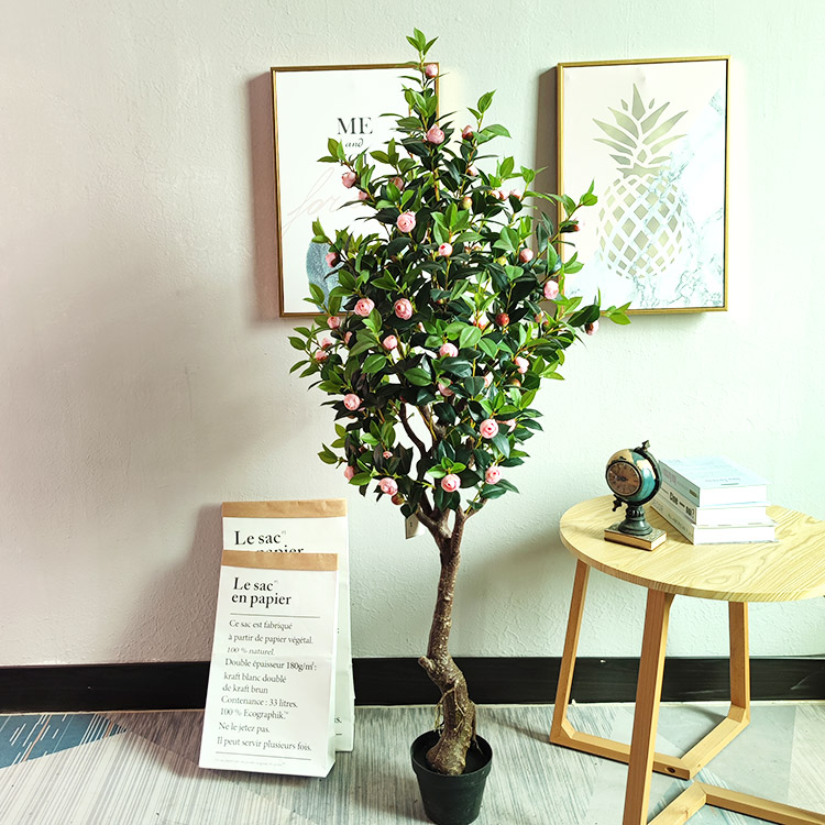 China Home Decoration Artificial Camellia Tree