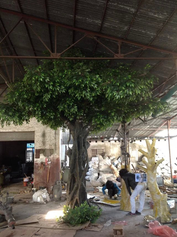 Landscape Decoration Factory Price Artificial Banyan Trees