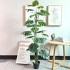Indoor Building Decoration Artificial Monstera Tree