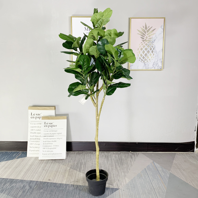 UK Home Decoration Indoor Artificial Fiddle Leaf Fig Tree