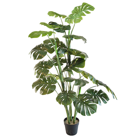 Mexico Bar Decoration Indoor Artificial Monstera Tree