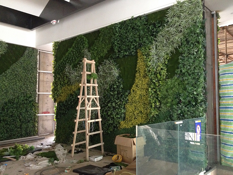 Australia Indoor Building Decoration Artificial Green Wall