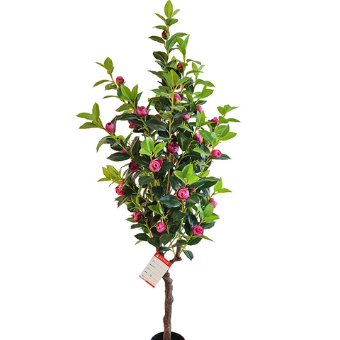 Gardon Decoration Indoor Artificial Camellia Tree