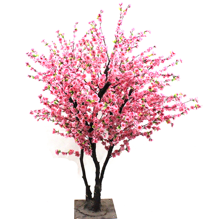 Mall Decoration Indoor Artificial Peach Tree