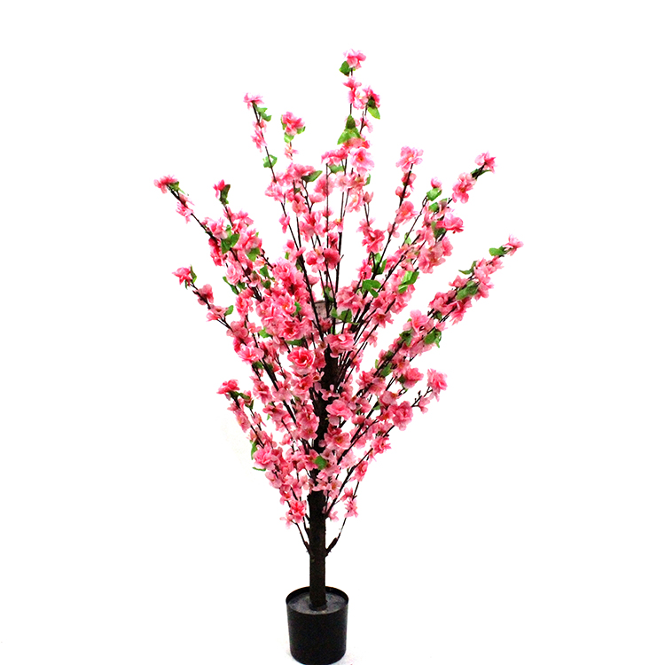 UK Office Decoration Indoor Artificial Peach Tree