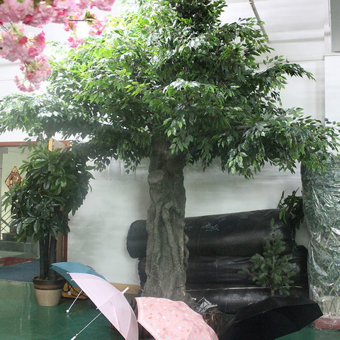 Rainforest Hotel Decoration Artificial Ficus Tree