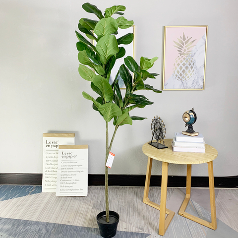 UK Home Decoration Indoor Artificial Fiddle Leaf Fig Tree