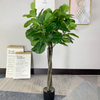 Amazon Hot Sale Home Decoration Faux Ficus Lyrata Plant tree