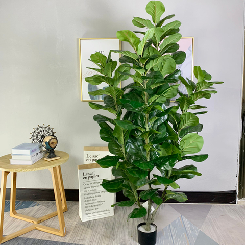 South Africa Office Decoration Indoor Artificial Fiddle Leaf Plants Tree