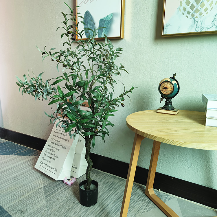 UK Indoor Mall Decoration Artificial Olive Tree 