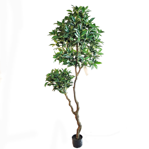 Subtropical Office Decoration Indoor Artificial Laurel Tree 