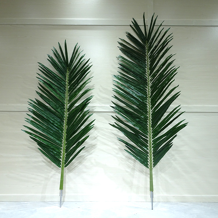 Singapore Hotel Decoration Artificial Coconut Tree Leaves 