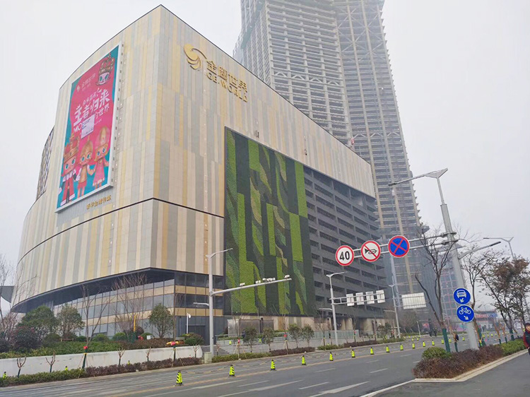 UK Fireproof And UV Artificial Green Wall 